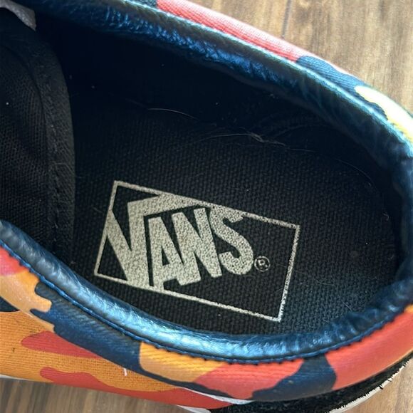 Vans Unisex Black and Orange Sneakers - Picture 5 of 7